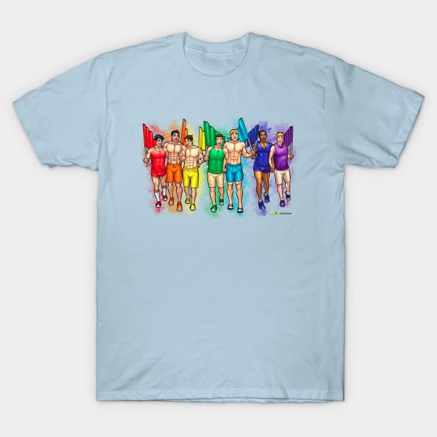 Troy: Happy Pride T-Shirt by DerryProducts